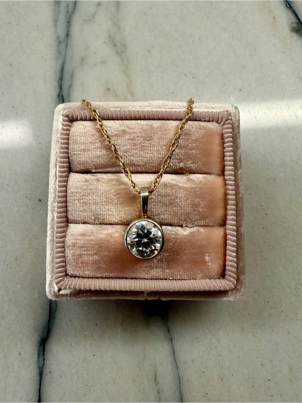 1.18 CT Lab Grown Diamond Pendant